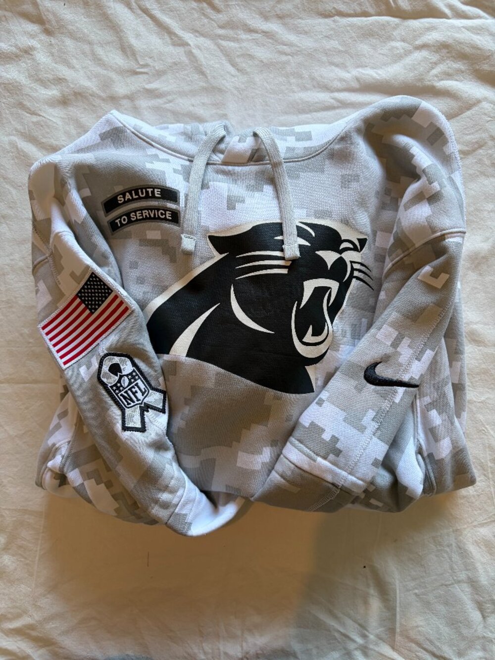 Carolina Panthers Nike Salute to Service Sweatshirt - NFL Sideline Apparel